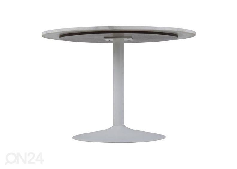 Söögilaud Vista Ø110 cm suurendatud