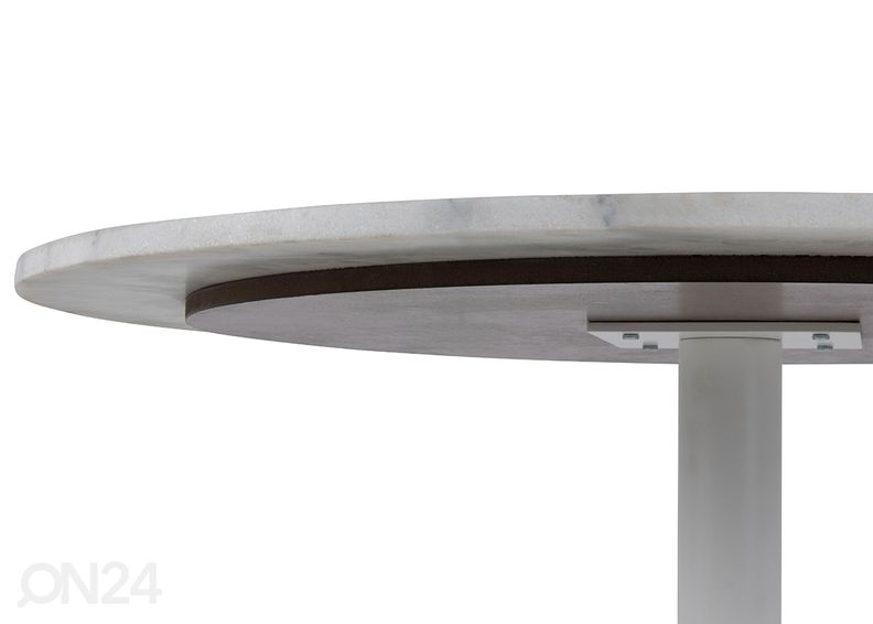 Söögilaud Vista Ø110 cm suurendatud