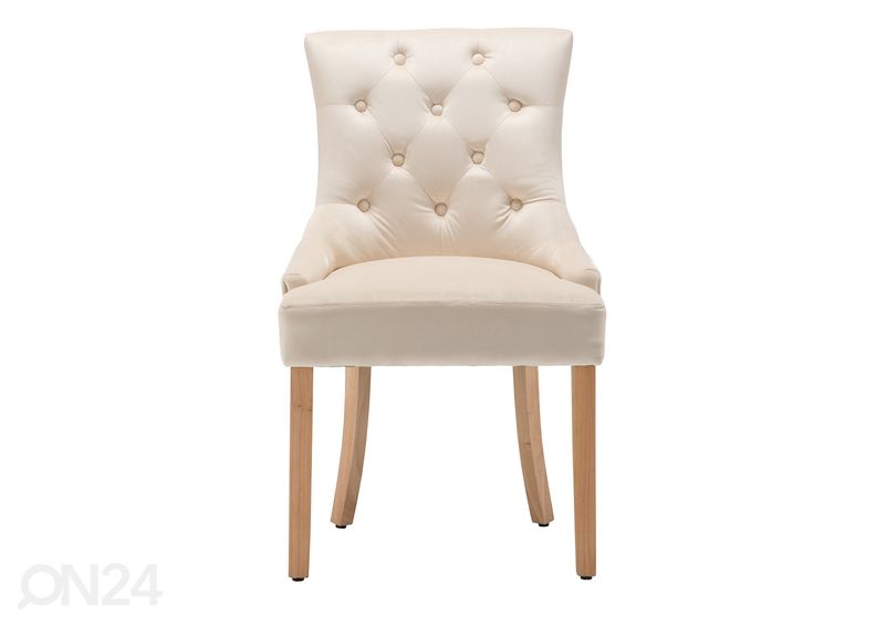 Söögioolide komplekt 2 tk, kreemjas suurendatud