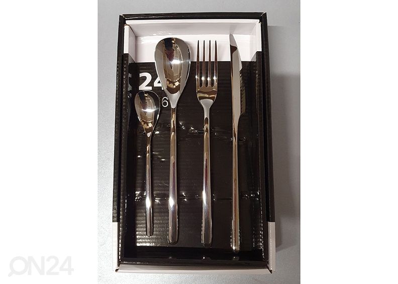 Söögiriistade komplekt Canada 24 osa suurendatud