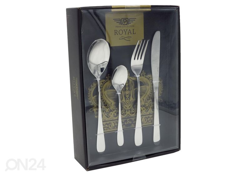 Söögiriistade komplekt Princess, hõbe 24 tk suurendatud