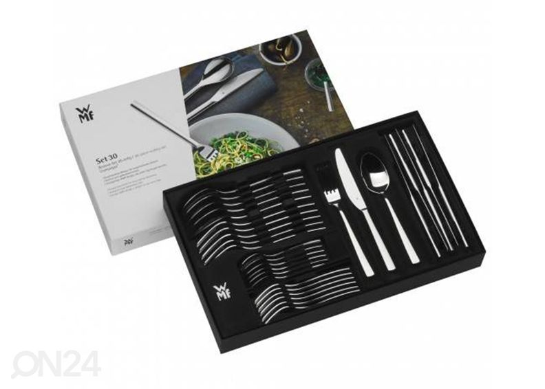 Söögiriistade komplekt WMF Alteo matt 30-osaline suurendatud