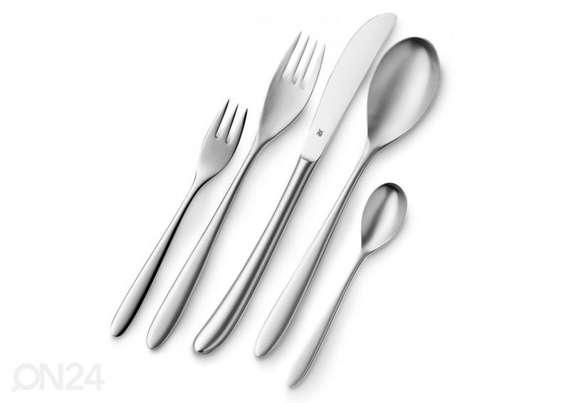 Söögiriistade komplekt WMF Silk matt 30-osaline suurendatud