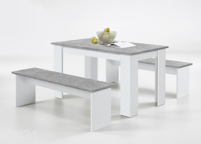 Söögitoakomplekt Dornum suurendatud