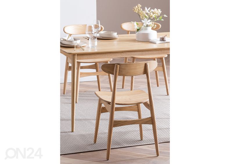 Söögitool Scandi Blonde, sungkai suurendatud