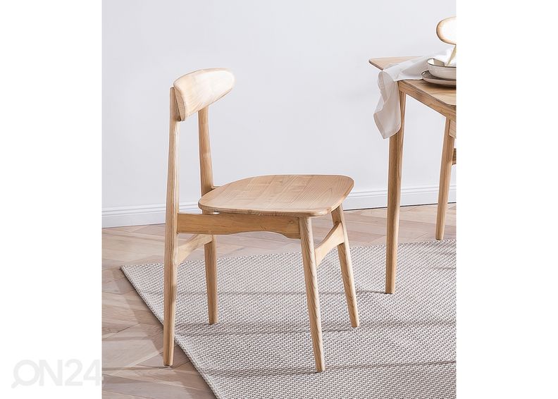 Söögitool Scandi Blonde, sungkai suurendatud