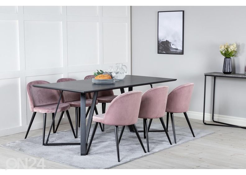 Söögitoolid Velvet, 2 tk suurendatud