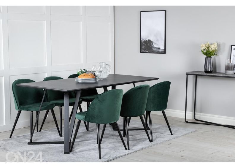 Söögitoolid Velvet, 2 tk suurendatud