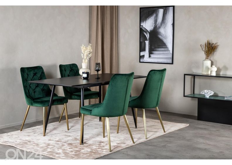 Söögitoolid Velvet Deluxe, 2 tk suurendatud