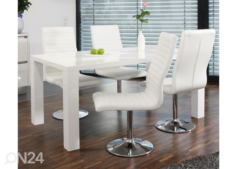 Söögitoolide komplekt, 4 tk suurendatud