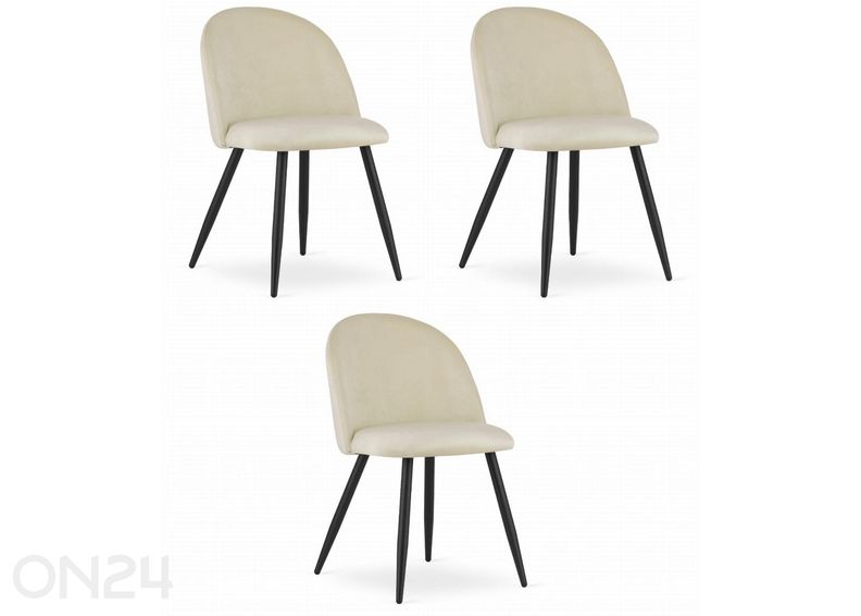 Söögitoolide komplekt Bello 3 tk suurendatud