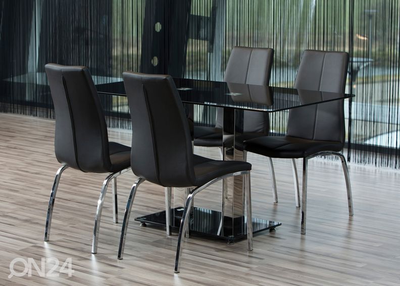 Söögitoolide komplekt Nel, 4 tk suurendatud