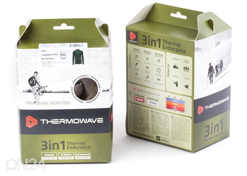 Soojapesu särk meeste 3in1 Thermowave M suurendatud