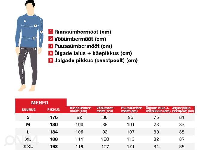 Soojapesu särk meeste 3in1 Thermowave M suurendatud