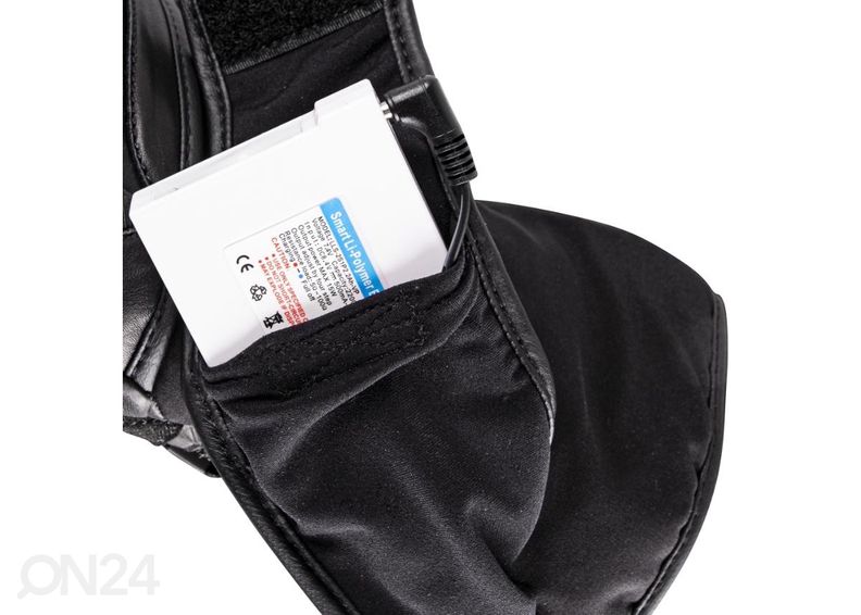 Soojendusega kindad inSPORTline HEATride roheline suurendatud