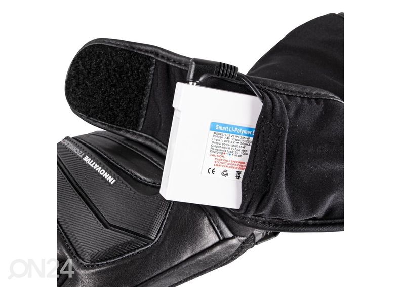 Soojendusega kindad inSPORTline HEATston hall suurendatud