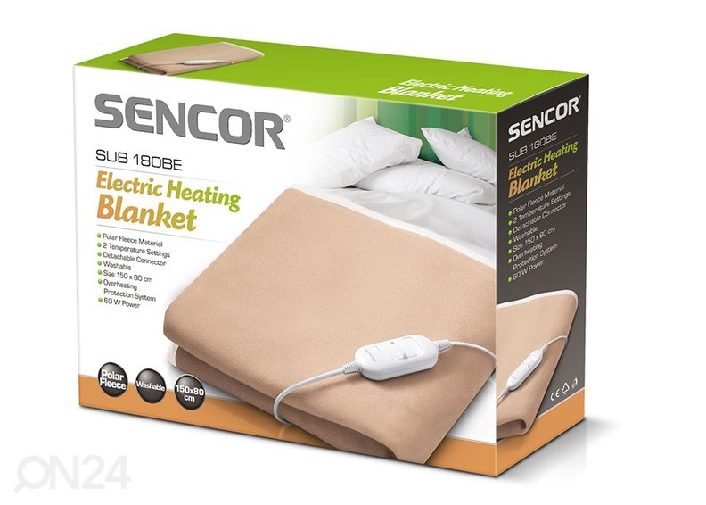 Soojendustekk Sencor 150x80 cm SUB181BE suurendatud