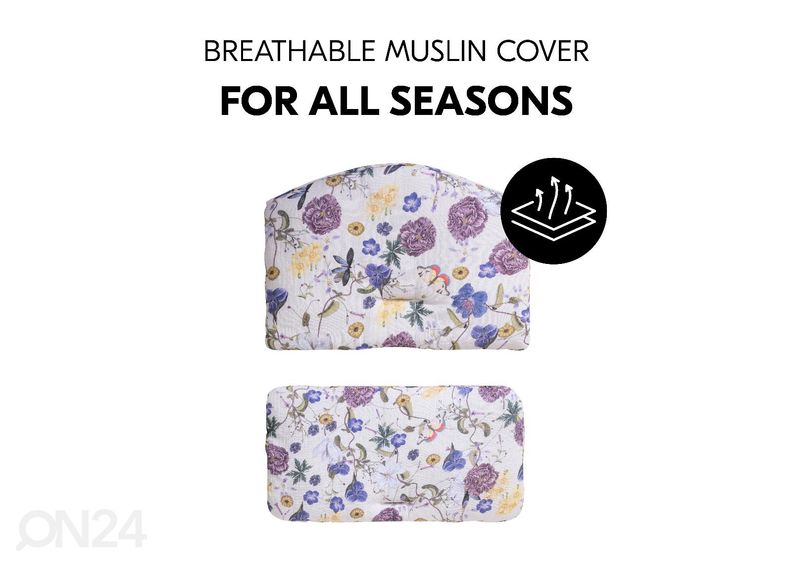 Söötmistooli padjad Hauck Select Alpha lilleline beež suurendatud