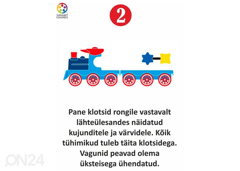 Sorteerimismäng Nutikas Rong suurendatud