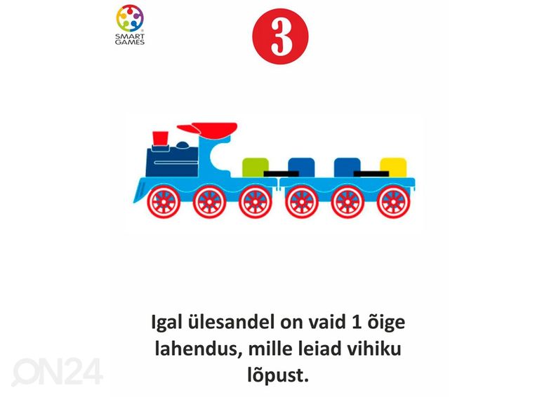 Sorteerimismäng Nutikas Rong suurendatud