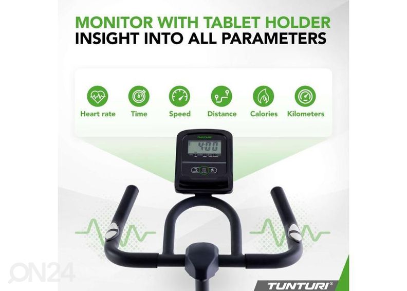 Spinningratas Tunturi Cardio Fit S20 Sprinter Bike suurendatud