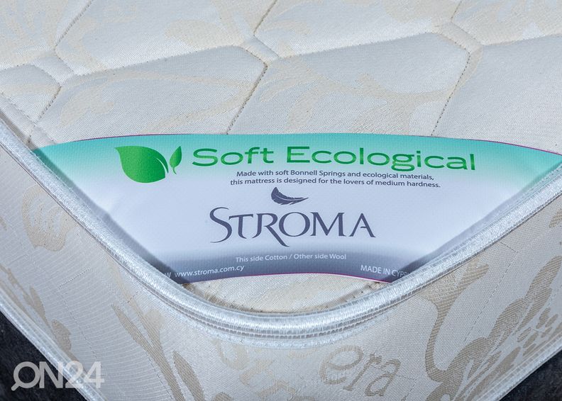 Stroma madrats Soft Ökoloogiline 200x200 cm suurendatud
