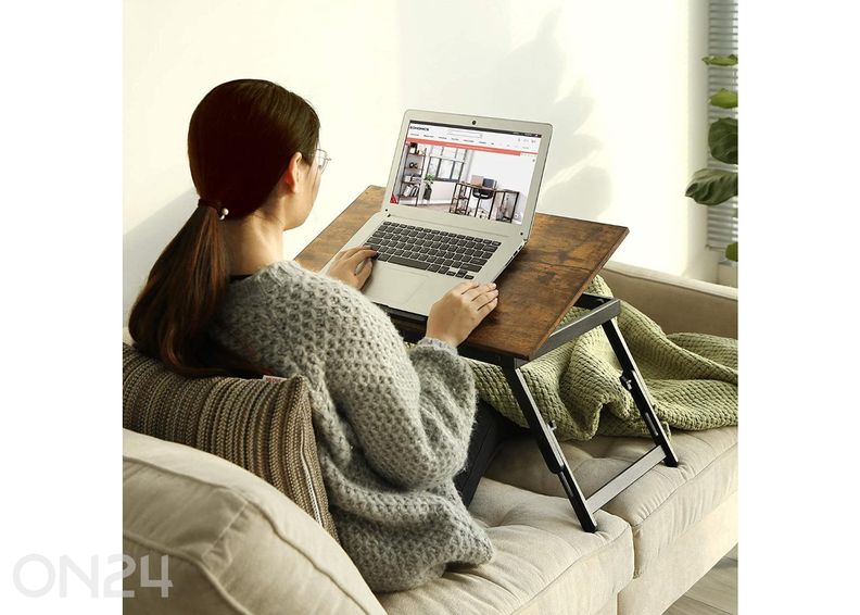 Sülearvuti alus, pruun/must suurendatud