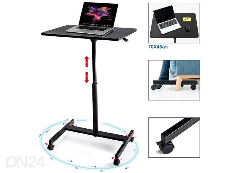 Sülearvuti laud Tatkraft Focus suurendatud