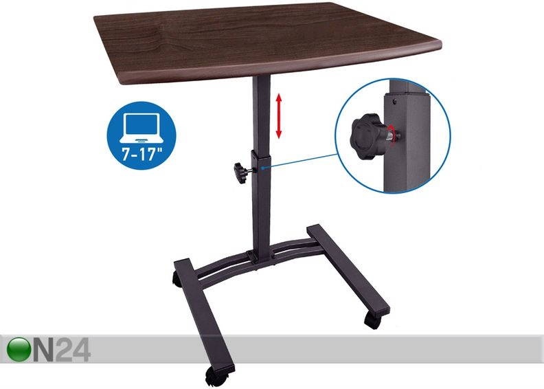 Sülearvuti laud Tatkraft Salute suurendatud