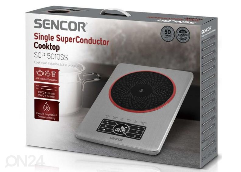 Superconductor tehnoloogiaga lauapliit Sencor SCP5010SS suurendatud