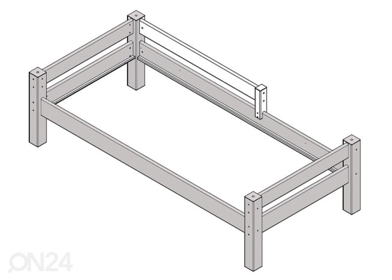 Suwem eesmine turvapiire lastevoodile Lahe suurendatud