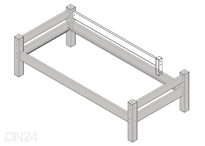Suwem eesmine turvapiire lastevoodile Lahe suurendatud