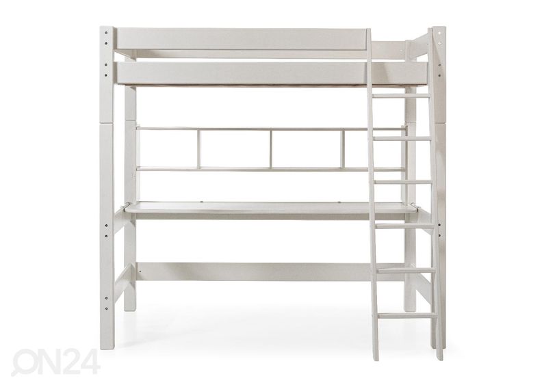 Suwem ekstra kõrge narivoodi Lahe kaldedeliga 140x200 cm suurendatud