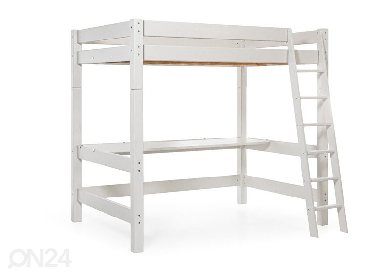 Suwem ekstra kõrge narivoodi Lahe kaldredeliga 120x200 cm suurendatud