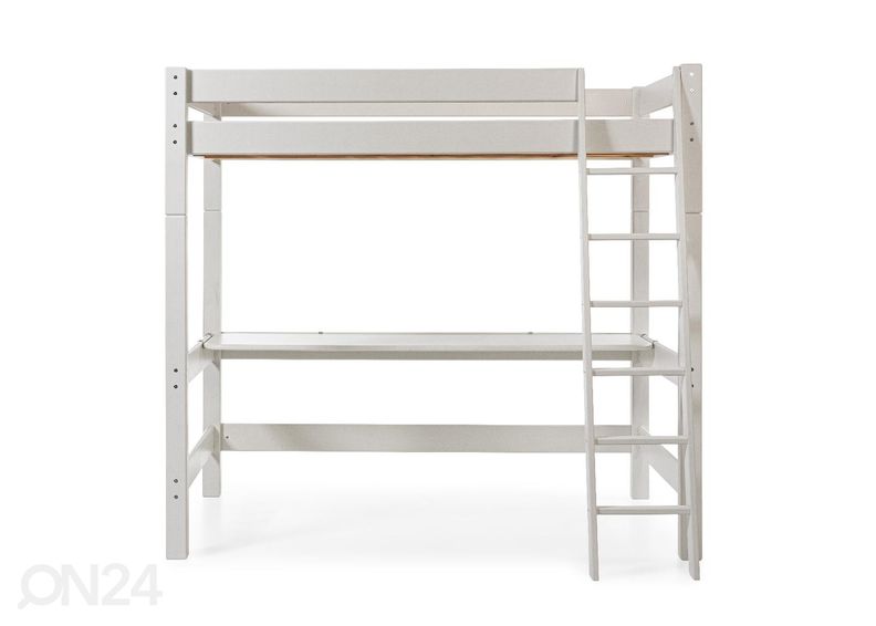 Suwem ekstra kõrge narivoodi Lahe kaldredeliga 120x200 cm suurendatud