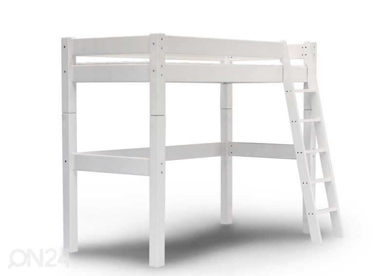 Suwem kõrge narivoodi Lahe MINI kaldredeliga 80x160 cm suurendatud