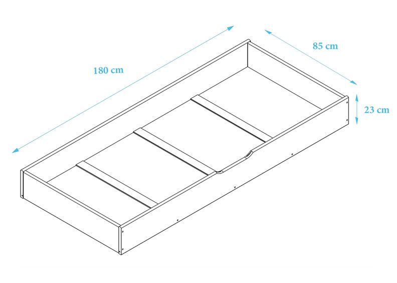Suwem suur voodikast Lahe voodile suurendatud