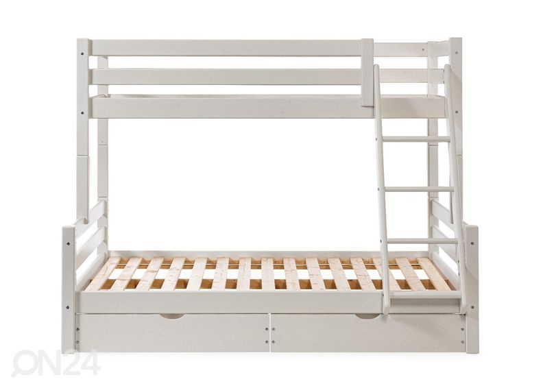 Suwem täispuidust narivoodi Fantazy 140/90x200 cm suurendatud