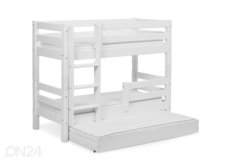 Suwem täispuidust narivoodi Liisa 70x160 cm suurendatud