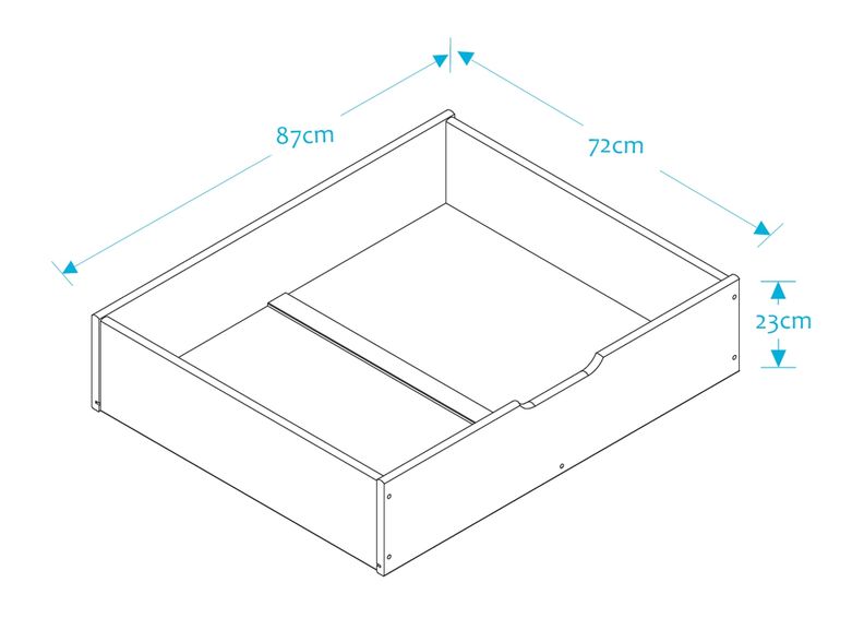 Suwem väike voodikast Lahe voodile suurendatud