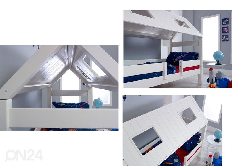 Suwem voodi Lahe onniga 90x200 cm suurendatud