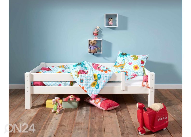 Suwem voodi Lahe turvapiiretega 90x200 cm suurendatud