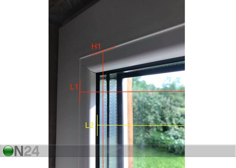 Täispimendav kassettruloo uksele 60-90x220 cm suurendatud