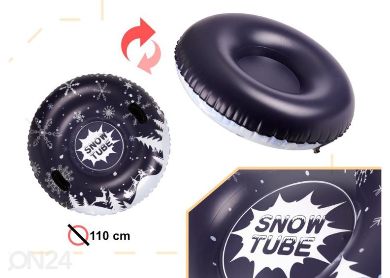 Täispuhutav kelk Snowtube 110 cm suurendatud