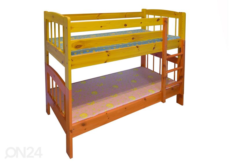 Täispuidust narivoodi 70x155 cm suurendatud