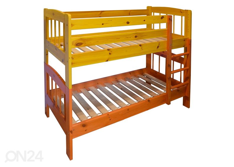 Täispuidust narivoodi 70x155 cm suurendatud