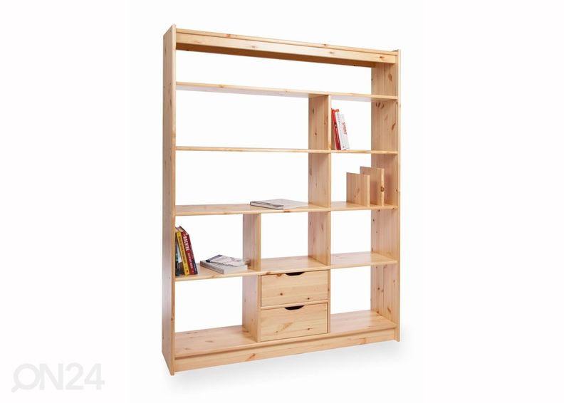 Täispuidust riiul suurendatud