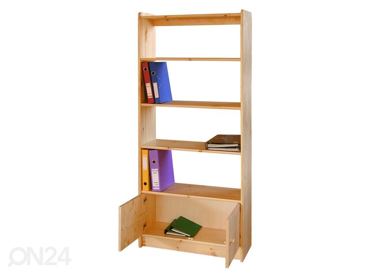 Täispuidust riiul suurendatud