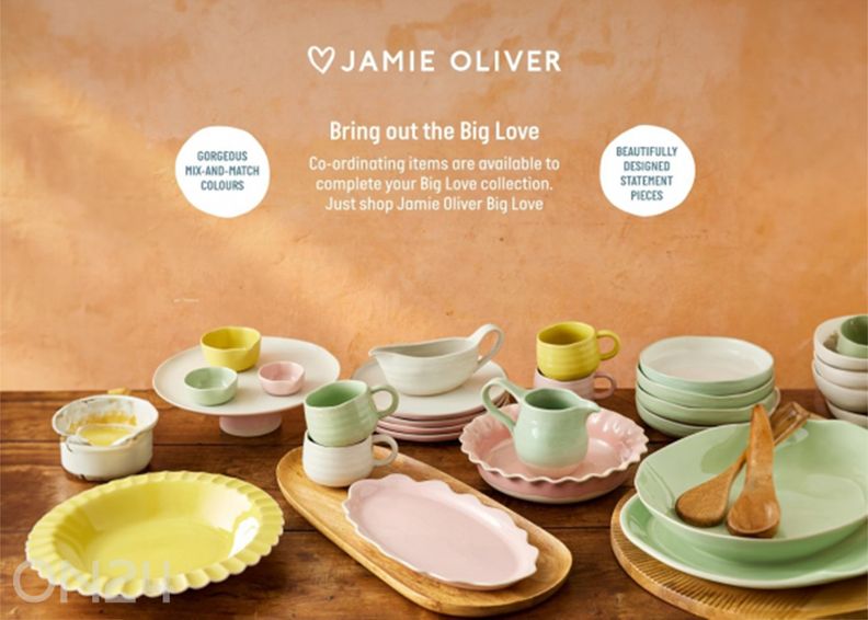 Taldrik Jamie Oliver Big love plates Ø 27 cm, 4 tk suurendatud