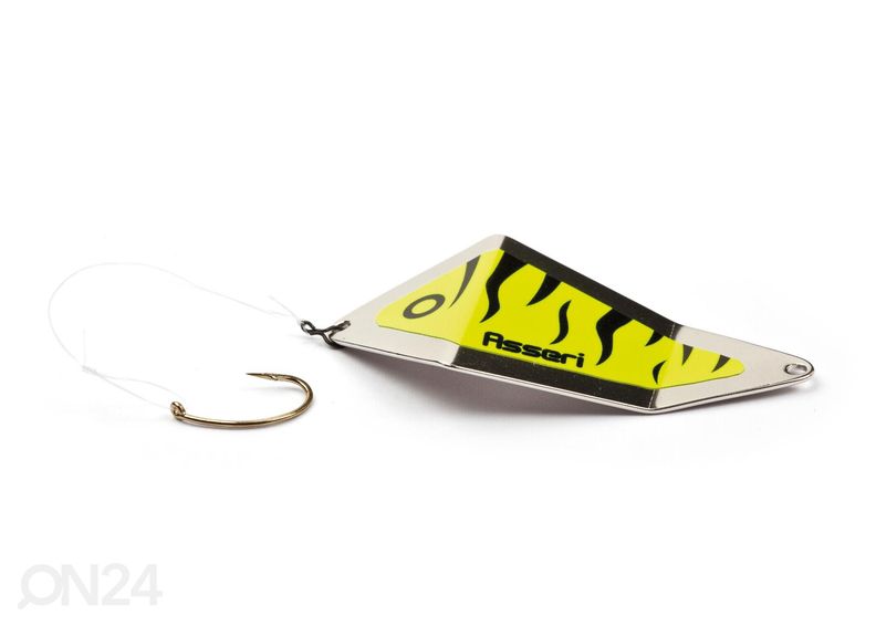 Talilant paalia, haugi ja ahvena püügiks Char Asseri hõbe-kollane suurendatud